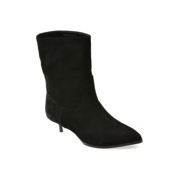 Botine elegante FLAVIA PASSINI negre, 83519, din piele intoarsa