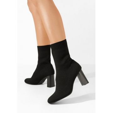 Botine tip soseta Lujana negre Botine tip soseta Lujana negre