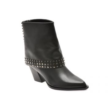 Ciocate elegante EPICA negre, EB874, din piele naturala