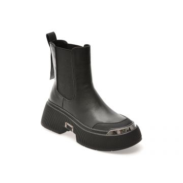 Ghete ALDO negre, 3R489, din piele naturala