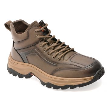 Ghete BITE THE BULLET kaki, 68013, din piele naturala