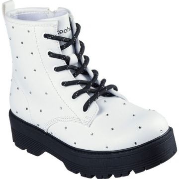 Ghete copii Skechers Gravlen Hi - Jewel Strut 303471L-WHT Ghete copii Skechers Gravlen Hi - Jewel Strut 303471L-WHT