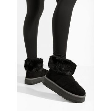 Ghete cu platformă Betsy negre