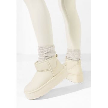 Ghete cu platformă Brittney bej