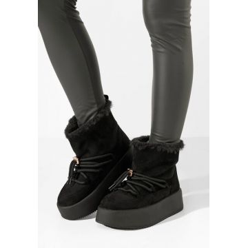 Ghete cu platformă Carmelle negre