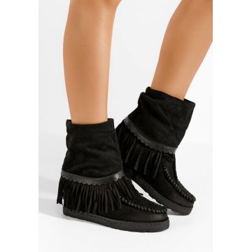 Ghete cu platforma Filin negre