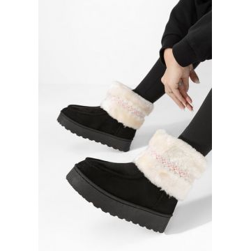 Ghete cu platformă Rosalyn negre