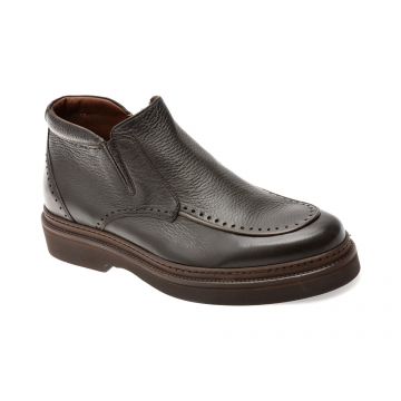 Ghete elegante LE COLONEL maro, 61613, din piele naturala