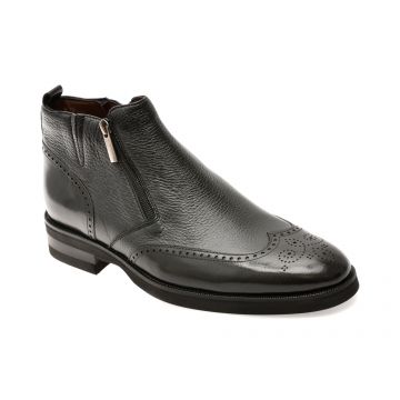 Ghete elegante LE COLONEL negre, 40940, din piele naturala
