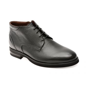 Ghete elegante LE COLONEL negre, 63888, din piele naturala
