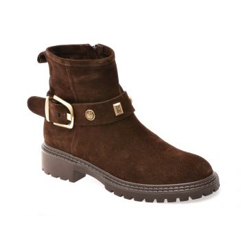 Ghete EPICA maro, 4842524, din piele intoarsa