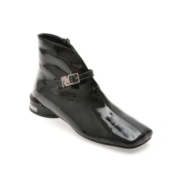 Ghete EPICA negre, 1474349, din piele naturala lacuita