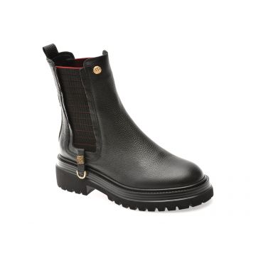 Ghete EPICA negre, 4842522, din piele naturala