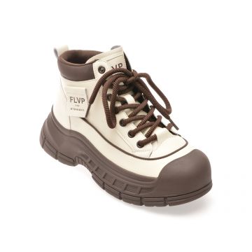 Ghete FLAVIA PASSINI bej, 8880, din piele naturala