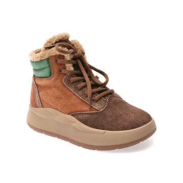 Ghete FLAVIA PASSINI maro, 83185, din piele intoarsa