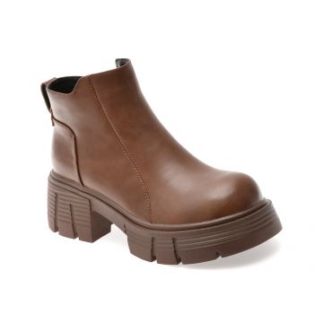 Ghete FLAVIA PASSINI maro, 99016, din piele naturala