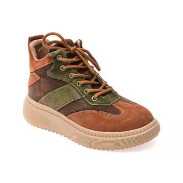 Ghete FLAVIA PASSINI multicolor, 2188, din piele intoarsa