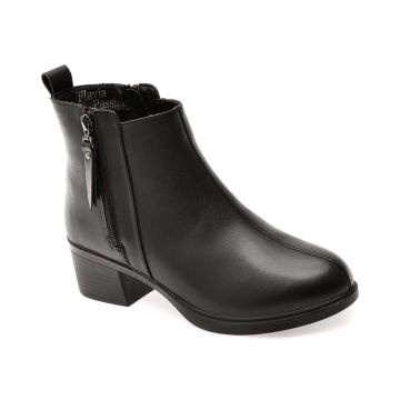 Ghete FLAVIA PASSINI negre, 22600, din piele naturala