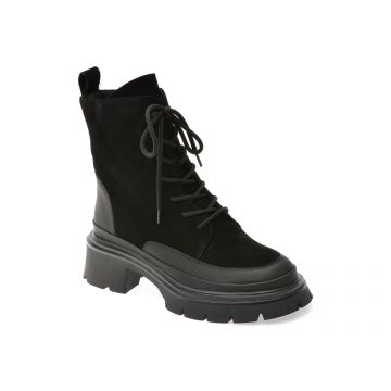 Ghete FLAVIA PASSINI negre, 38169, din piele intoarsa