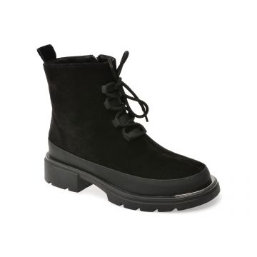 Ghete FLAVIA PASSINI negre, 39207, din piele intoarsa