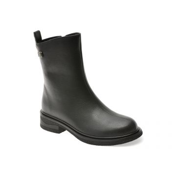 Ghete FLAVIA PASSINI negre, 55969, din piele naturala