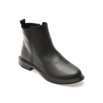 Ghete FLAVIA PASSINI negre, 60, din piele naturala