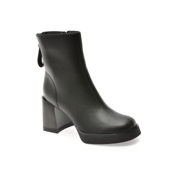 Ghete FLAVIA PASSINI negre, 82572, din piele naturala