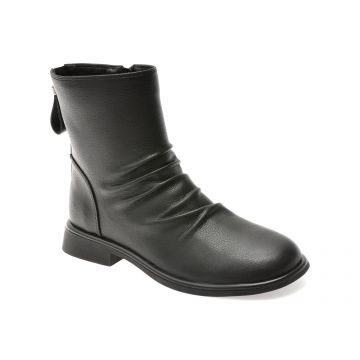 Ghete FLAVIA PASSINI negre, 83479, din piele naturala