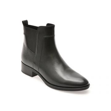 Ghete GEOX negre, D94G1G, din piele naturala