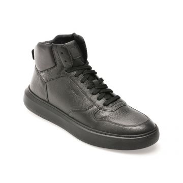 Ghete GEOX negre, U565WD, din piele naturala