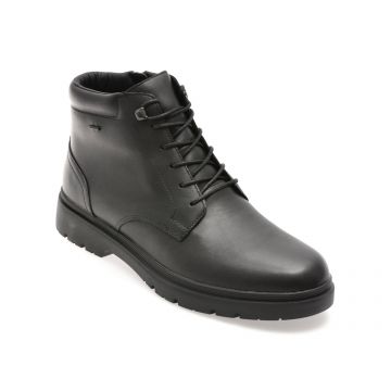 Ghete GEOX negre, U56HNA, din piele naturala