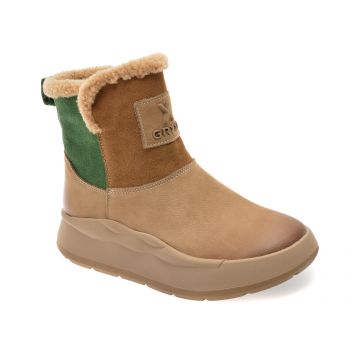 Ghete GRYXX maro, 83166, din piele naturala