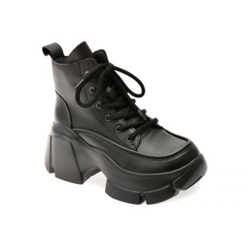 Ghete GRYXX negre, 68216, din piele naturala