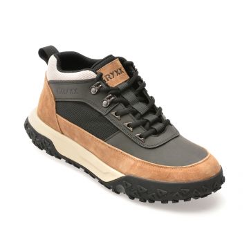 Ghete GRYXX negre, 95526, din piele naturala