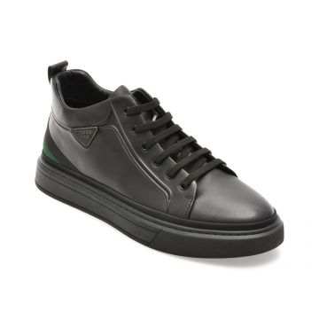 Ghete GRYXX negre, LN48, din piele naturala