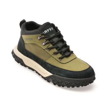 Ghete GRYXX verzi, 95526, din piele naturala