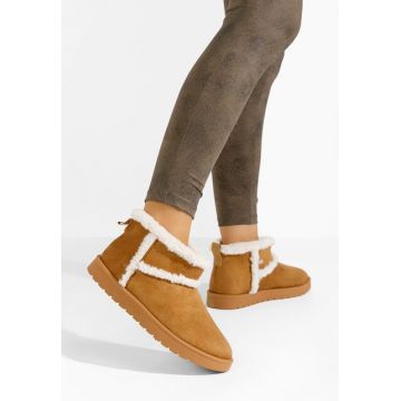 Ghete imblanite dama Georgiana camel