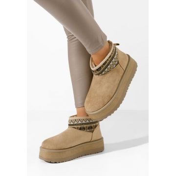 Ghete imblanite dama Rakelle kaki