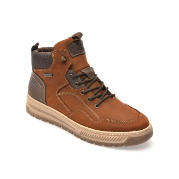 Ghete RIEKER maro, 38554, din piele naturala