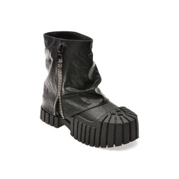 Bocanci GRYXX negri, 70009, din piele naturala