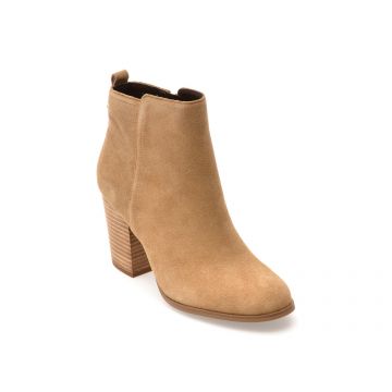 Botine ALDO maro, NOEMIA 210, din piele intoarsa