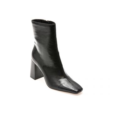 Botine ALDO negre, VELLAMO 001, din piele ecologica