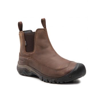 Botine cu glezna joasa barbati  1017790 - Piele naturala - Maro