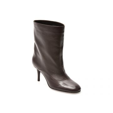 Botine elegante EPICA PREMIUM maro, 25080, din piele naturala