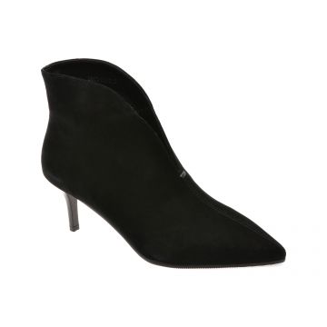 Botine elegante FLAVIA PASSINI negre, 24A623, din piele intoarsa