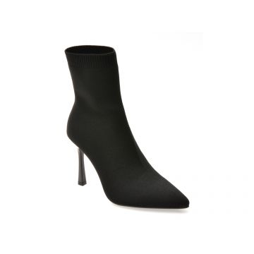 Botine elegante FLAVIA PASSINI negre, AC5831, din material textil