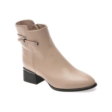 Botine EPICA gri, 105845, din piele naturala