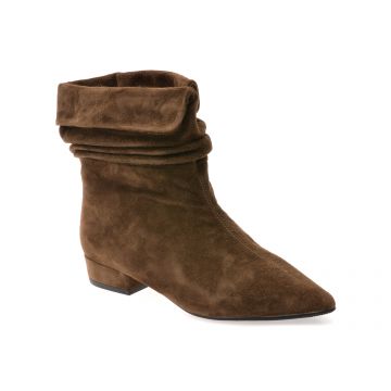 Botine EPICA kaki, H3127J, din piele intoarsa