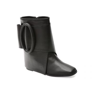 Botine EPICA negre, 2835, din piele naturala