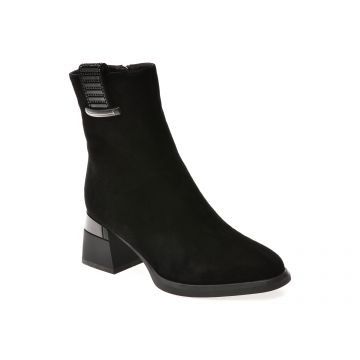 Botine EPICA negre, M10, din piele intoarsa